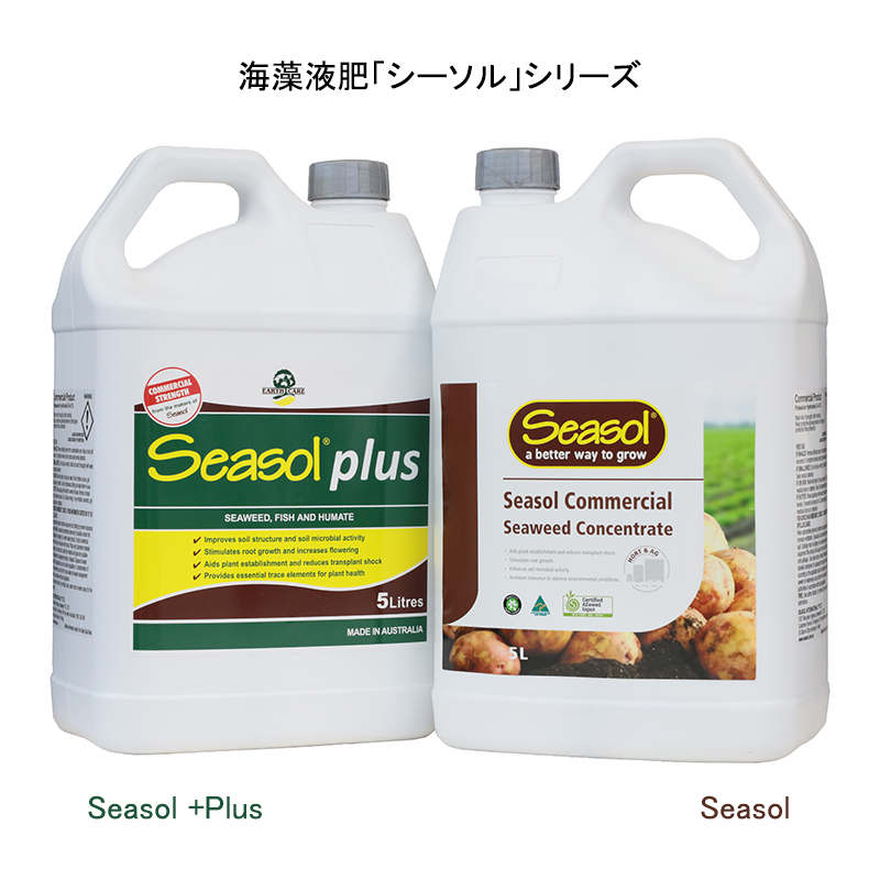 海藻液肥 Seasol + Plus 5 リットル / シーソル、点滴チューブ・防草
